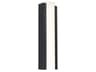 Fiction Outdoor LED Wall Sconce Modern Black