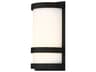 Latitude Outdoor LED Wall Light Modern Black Sconce