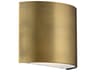 Pocket LED Wall Sconce in Aged Brass