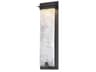 dweLED Spa Outdoor Wall Light Bronze Art Glass