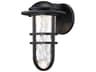 dweLED Steampunk Outdoor LED Wall Light Black