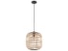 Bordesley 1-Light Black Pendant
