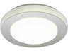 Carpi 1-Light Chrome Round Flush Mount