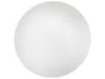 Ella 2-Light White Bowl Round Flush Mount