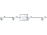 Eridan 4-Light Chrome Glossy White Track & Rail Light