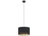 Esteperra 1-Light Black Drum Pendant