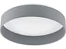Palomaro LED Flush Mount Ceiling Light Contemporary Drum Shade