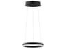 Tonarella 2-Light Black Round Pendant
