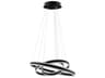 Tonarella 3-Light Black Round Pendant