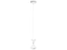 Kordan 1-Light Matte White LED Geometric Mini Pendant