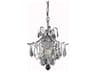Amelia 3-Light Chrome Crystal Mini Pendant