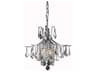 Amelia 6-Light Chrome Crystal Pendant
