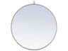 Eternity Silver Round Wall Mirror