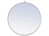 Eternity Silver Round Wall Mirror