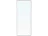 Monet Rectangular Wall Mirror in Silver