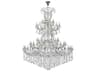 Maria Theresa 84-Light Chrome Clear Crystal Glass Candelabra Tiered Chandelier