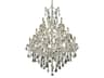Maria Theresa 28-Light Chrome Clear Crystal Candelabra Tiered Chandelier