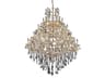 Maria Theresa 49-Light Gold Clear Crystal Candelabra Tiered Chandelier