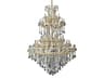 Maria Theresa 85-Light Gold Clear Crystal Candelabra Tiered Chandelier