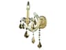 Maria Theresa Gold Crystal Wall Sconce