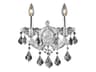 Maria Theresa Chrome Clear Crystal Wall Sconce