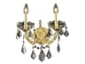Maria Theresa Gold Clear Crystal Wall Sconce