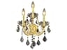 Maria Theresa Gold Clear Crystal Wall Sconce