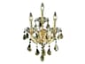 Maria Theresa Gold Crystal Wall Sconce