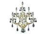 Maria Theresa Gold Clear Crystal Wall Sconce