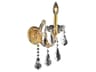 Maria Theresa Gold Clear Crystal Wall Sconce