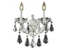 Maria Theresa Chrome Clear Crystal Wall Sconce