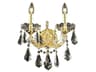 Maria Theresa Gold Clear Crystal Wall Sconce