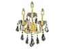 Maria Theresa Gold Clear Crystal Wall Sconce