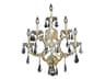 Maria Theresa Gold Clear Crystal Wall Sconce