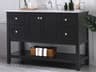 Metropolis Black 48" Vanity
