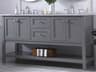 Metropolis Grey 60" Vanity