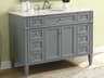 Park Avenue 48-Inch Single Vanity in Gray