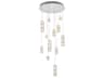 Polaris 12-Light Chrome Pendant