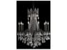 Rosalia 10-Light Dark Bronze Gold Crystal Candelabra Chandelier
