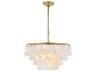Selene 4-Light Brass Bowl Pendant