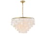 Selene 6-Light Brass Bowl Pendant