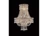 Tranquil Chrome Clear Crystal Wall Sconce