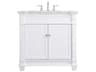 Wesley 36-Inch Single Vanity in White