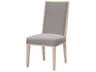 Traditions Martin Rubberwood Gray Upholstered Side Dining Chair Set of 2