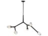 Blossom 5-Light LED Pendant in Black