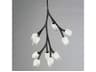 Blossom 10-Light Multi-Light Pendant in Black