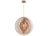 Abruzzo Pendant Light Natural Wood