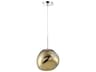 Bankwell 1-Light Chrome Gold Globe Mini Pendant