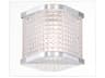 Belgroue 1-Light Chrome Glass LED Wall Sconce