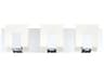 Canmore 3-Light Chrome LED Vanity Light